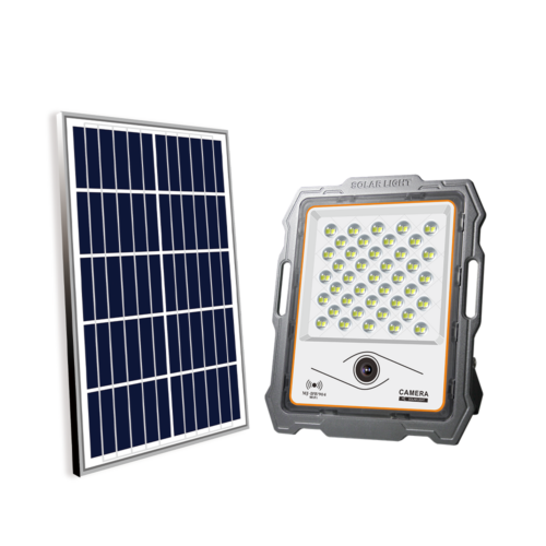 solar camera flood light-100W